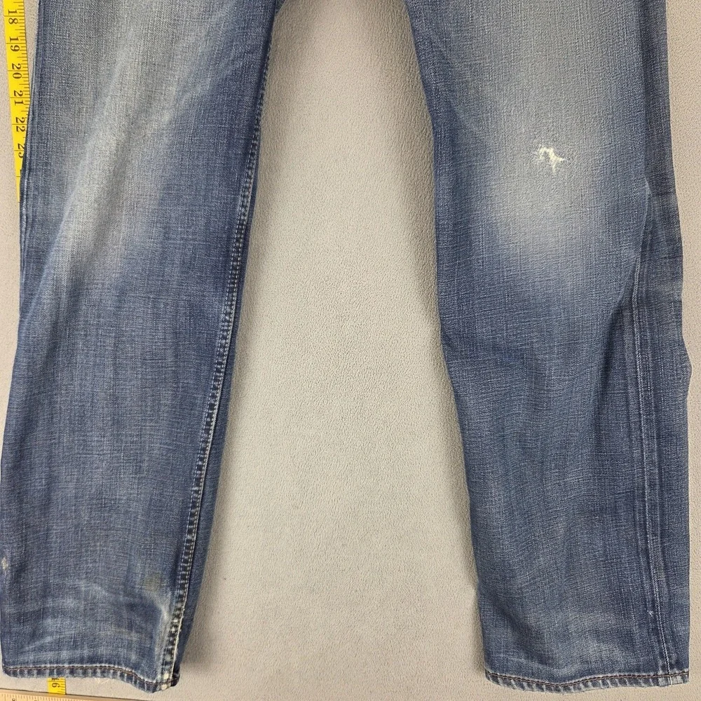 Vintage Levis Engineered Jeans Mens 33x34 Blue Buckle Back 503 Loose Honeycomb